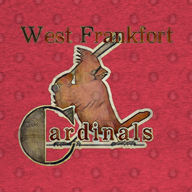 West Frankfort Cardinals Baseball by Kitta’s Shop